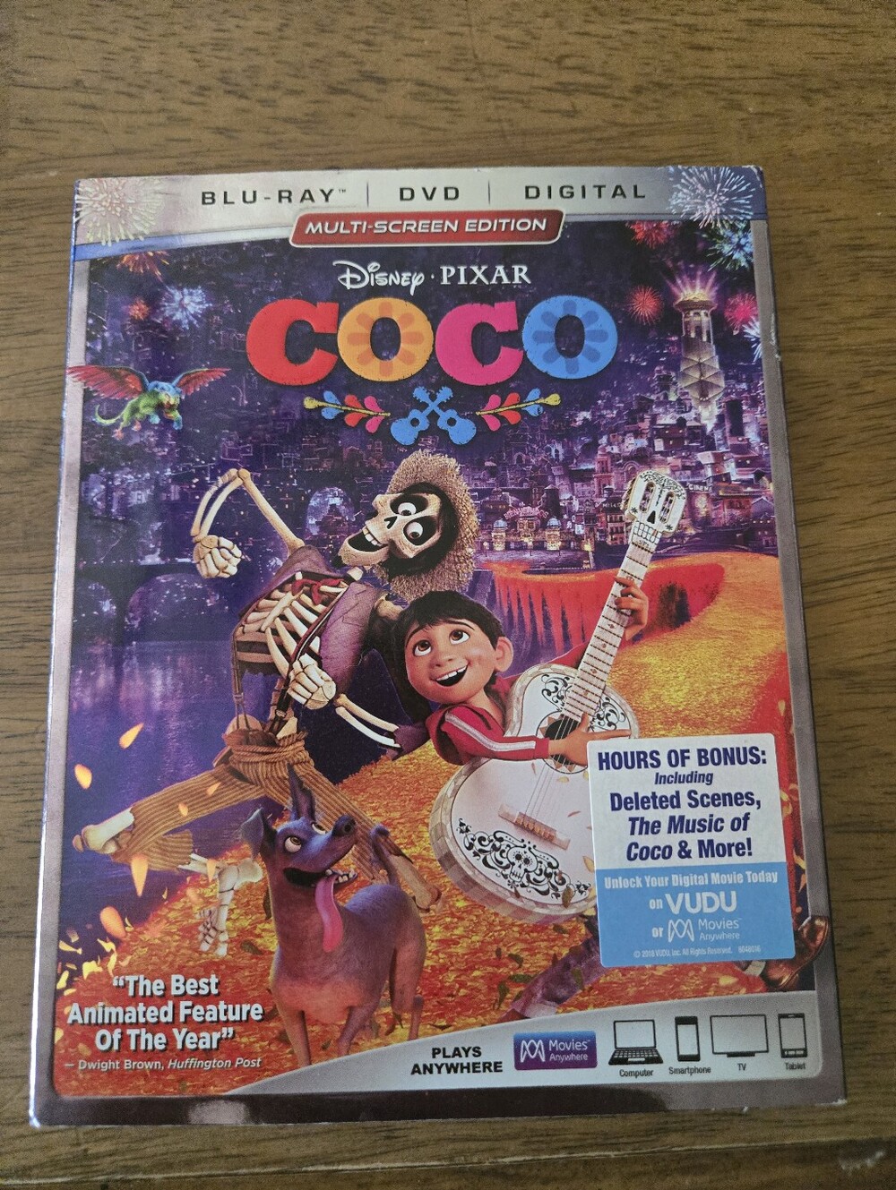 Coco on Blu-ray.  Disney Pixar